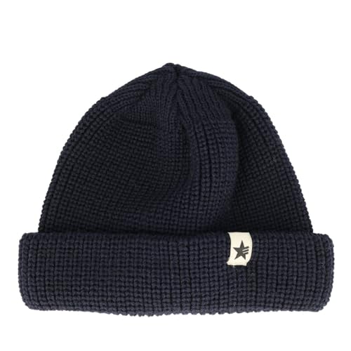 Esperando Sailor Beanie, 100% Schurwolle, Made in Germany, Troyer Mütze, Fisherman, Damen und Herren Wintermütze (Navy) von Esperando