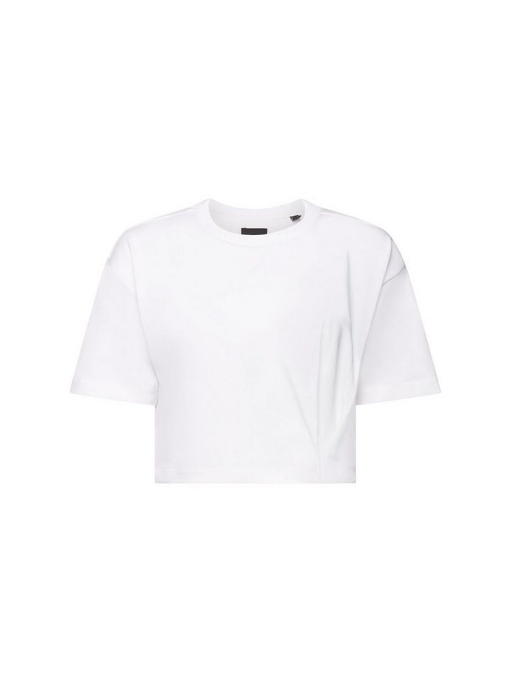 Esprit Collection T-Shirt Rundhals-T-Shirt aus Jersey in Cropped-Länge (1-tlg) von Esprit Collection