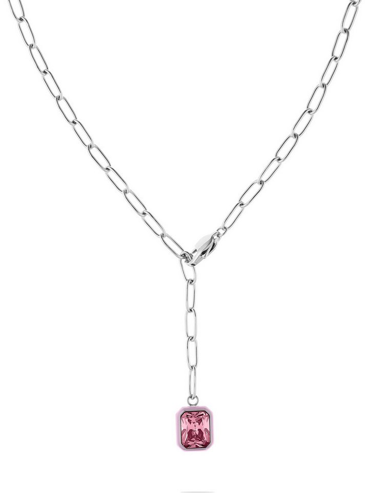 Esprit Edelstahlkette ESPRIT Damen-Kette Edelstahl, Farbstein 1 Zirkon Esprit Edelstahlkette ESPRIT Damen-Kette Edelstahl, Farbstein 1 Zirkon von Esprit