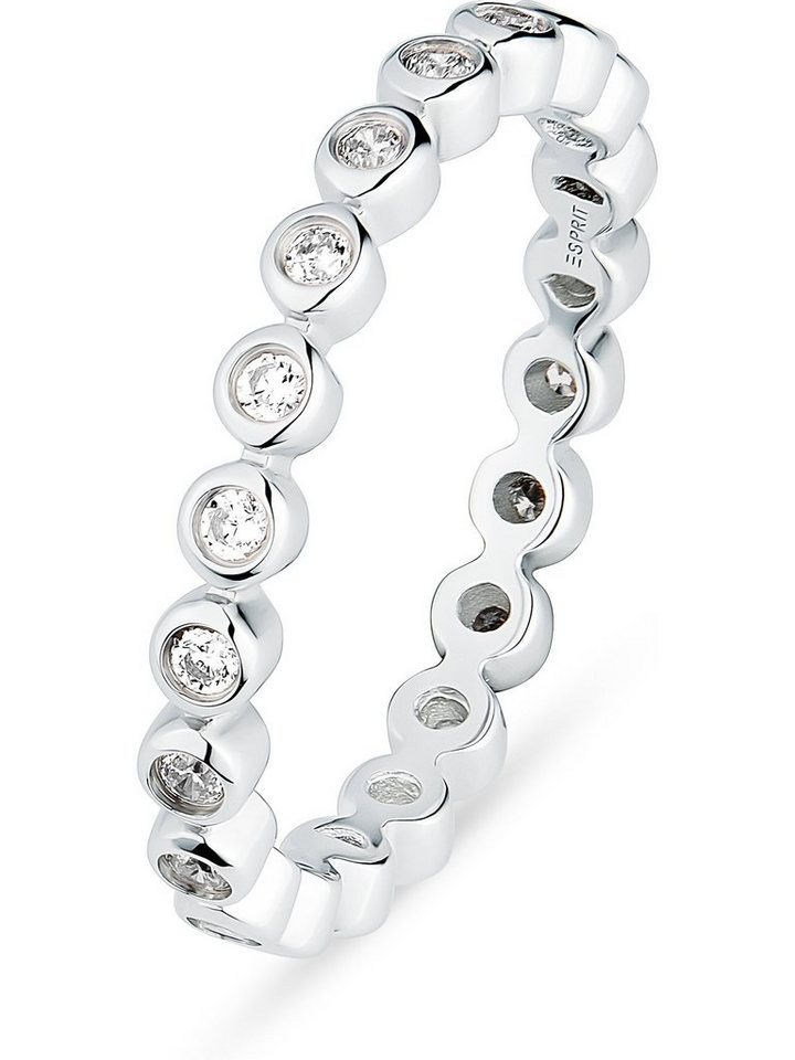 Esprit Silberring ESPRIT Damen-Damenring 925er Silber 21 Zirkonia, Zirkonia, synthetisch Esprit Silberring ESPRIT Damen-Damenring 925er Silber 21 Zirkonia, Zirkonia, synthetisch von Esprit