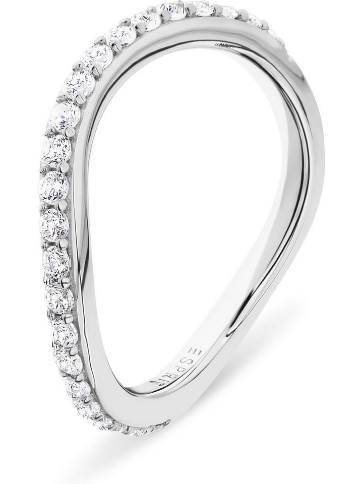 Esprit Silberring ESPRIT Damen-Damenring 925er Silber 25 Zirkonia, Zirkonia, synthetisch Esprit Silberring ESPRIT Damen-Damenring 925er Silber 25 Zirkonia, Zirkonia, synthetisch von Esprit