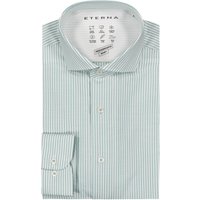 Eterna Hemd mit Fineliner-Streifen, Modern Fit, Extralang von Eterna