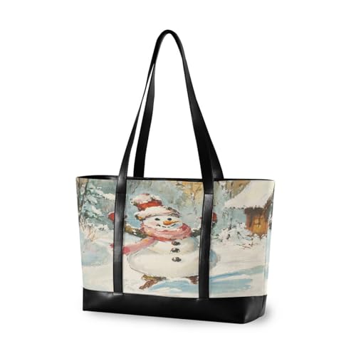 EtherSpher Cartoon Cute Merry Christmas White Snowman Waterproof travel bag for women with zipper bags for women tote professional for work with tablet bolsos secret para mujeres EtherSpher Cartoon Cute Merry Christmas White Snowman Waterproof travel bag for women with zipper bags for women tote professional for work with tablet bolsos secret para mujeres von EtherSpher