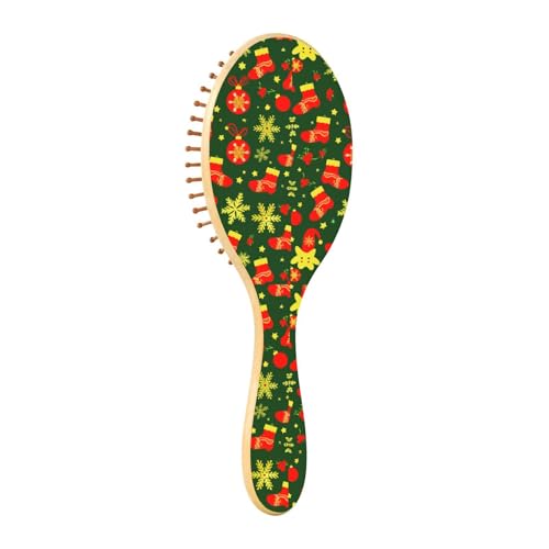 Holz-Haarbürste, Weihnachtsdeko-Ball, Paddel-Haarbürste, Holzhaarbürste für Frauen, Massage-Haarbürste Holz-Haarbürste, Weihnachtsdeko-Ball, Paddel-Haarbürste, Holzhaarbürste für Frauen, Massage-Haarbürste von EtherSpher