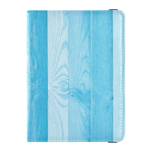 Reisepasshülle mit blauer Holzstruktur, Vintage-Leder, wasserdicht, für Reisen, Reisen, Dokumente, Organizer, Schutz, Reisedokumente, Brieftasche für Damen, ultradünn Reisepasshülle mit blauer Holzstruktur, Vintage-Leder, wasserdicht, für Reisen, Reisen, Dokumente, Organizer, Schutz, Reisedokumente, Brieftasche für Damen, ultradünn von EtherSpher