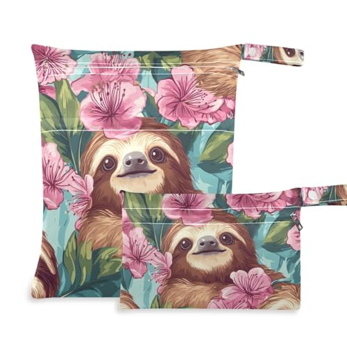 Waschbare Baby-Wickeltasche mit Cartoon-Motiv, brauner Otter-Motiv, 2 Stück, Reisezubehör für Babys, mit Griffen für Yoga, Babywindeln Waschbare Baby-Wickeltasche mit Cartoon-Motiv, brauner Otter-Motiv, 2 Stück, Reisezubehör für Babys, mit Griffen für Yoga, Babywindeln von EtherSpher