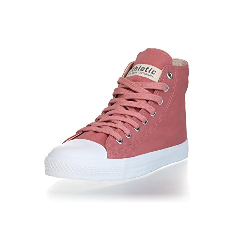 Ethletic Unisex Fair Trainer White Cap Hi Cut Collection 18 Sneaker, Rose Dust Just White, 36 EU von Ethletic