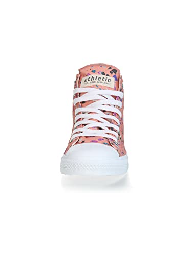 Ethletic Unisex Fair Trainer Cap Hi Cut Collection 18 Sneaker, Terrazzo Rose | Just White, 37 EU von Ethletic