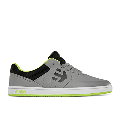 Etnies Kids Marana Skate-Schuh, Grey/Lime/White, 35 EU von Etnies