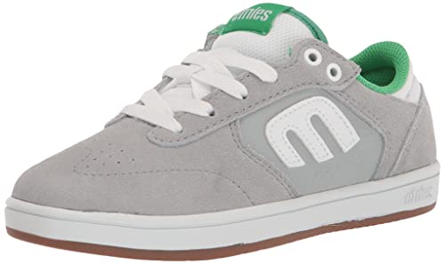 Etnies Kids Windrow Skate-Schuh, Grey/White/Green, 35.5 EU von Etnies