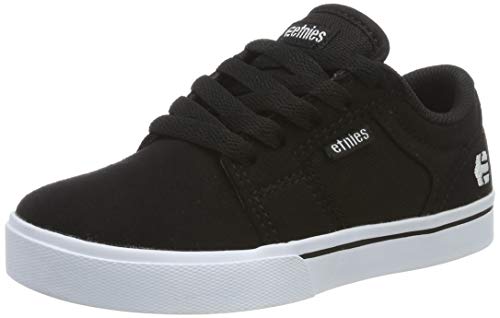 Etnies Unisex-Kinder Kids Barge Skateboardschuhe, Schwarz (Black/White 976), 35 EU von Etnies