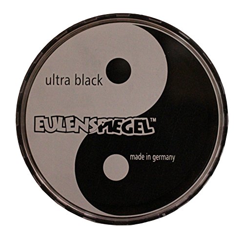 Eulenspiegel 500538 - Profi-Aqua Schminke in der Farbe Ultra Black, 20 ml von Eulenspiegel