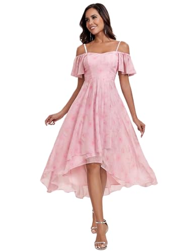 Abendkleider Damen Elegante Sommerkleider Midi A-Linie Kleid Sling Chiffon Hochzeit Gastkleider Brautjungfer Kleider Kurz Hellviolett Rosa 46 Abendkleider Damen Elegante Sommerkleider Midi A-Linie Kleid Sling Chiffon Hochzeit Gastkleider Brautjungfer Kleider Kurz Hellviolett Rosa 46 von Ever-Pretty