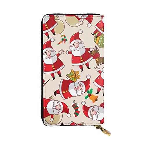 Evius Blaue Weihnachtsschneeflocke Geldbörse Herren Geldbörsen Personalisierte Geldbörse für Männer Leder Billfold Herren Geldbörsen mit Münzfach Reißverschluss Geldtasche für Männer Ideal zum Tragen von Evius