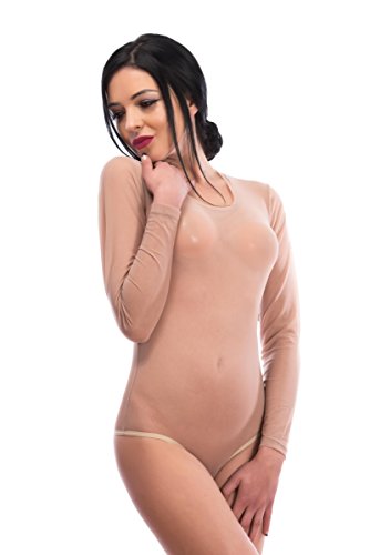 Evoni Damen Body Stringbody transparent Haut S von Evoni