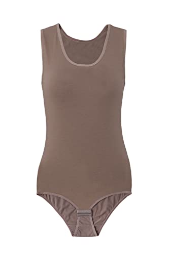 Evoni Damen Body ärmellos M cappuccino von Evoni