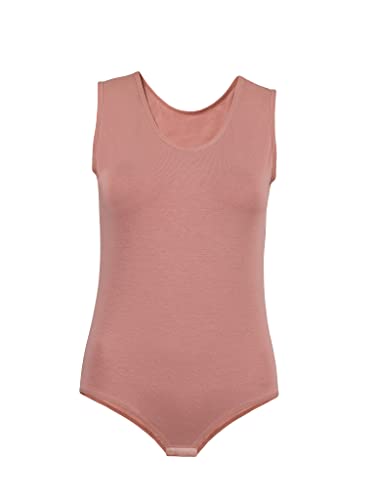 Evoni Damen Body ärmellos XL Rose von Evoni