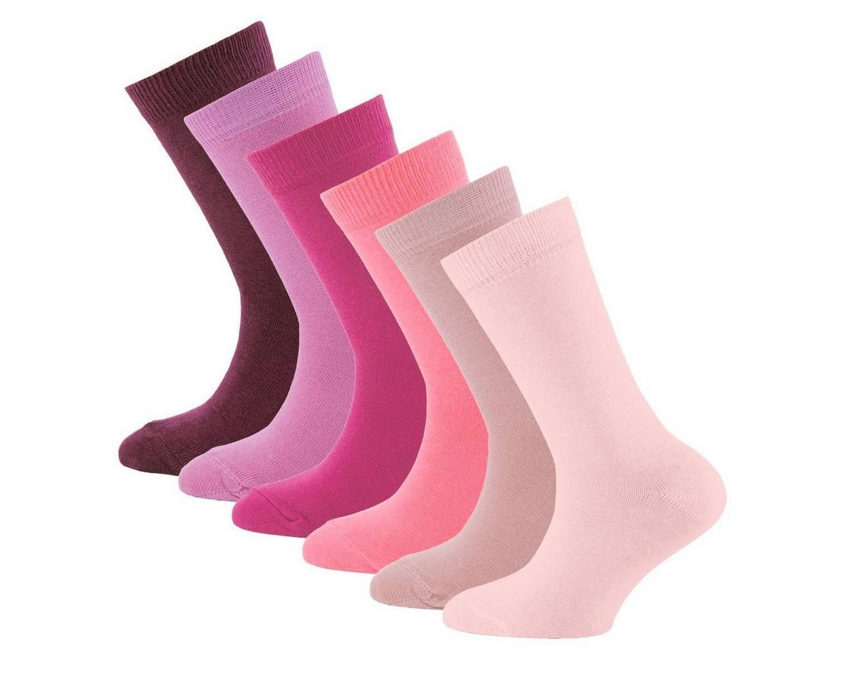 Ewers Freizeitsocken Kinder Unisex Socken, 6er Pack - Basic, Baumwolle von Ewers