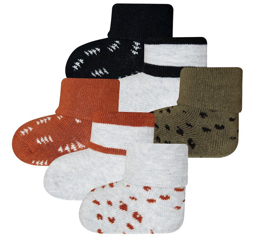 Ewers Socken Newborn Socken Muster/Jungen (6-Paar) von Ewers