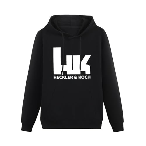 ExbeRt Npl Heckler and Koch Mens Hoody with Kangaroo Pocket Sweatershirt, Hoodie Size L von ExbeRt