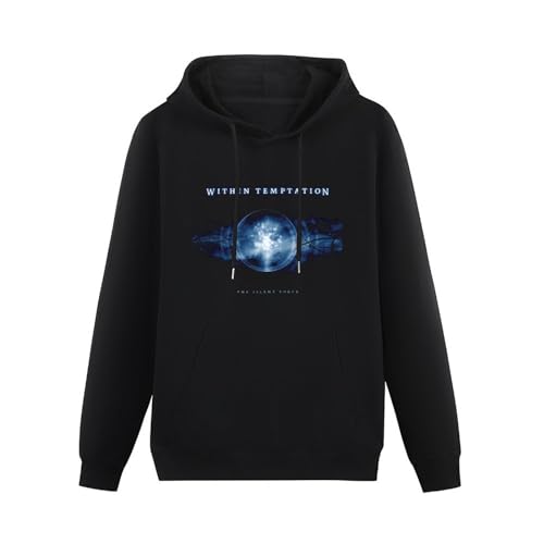 ExbeRt Within Temptation Silent Force Girlie Hoodies Long Sleeve Pullover Loose Hoody Men Sweatershirt Size L von ExbeRt