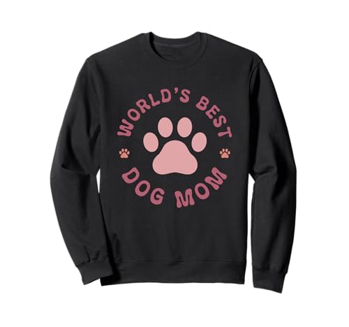Die weltbesten Hunde-Mama Paw Lovers Pink Delight Sweatshirt Die weltbesten Hunde-Mama Paw Lovers Pink Delight Sweatshirt von Exceptional Canine Pride Paw Enthusiasts