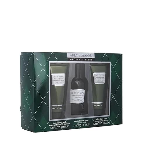 Grey Flannel Set > Eau de Toilette Spray 120 ml/After Shave Balm 100 ml/Duschgel 100 ml Grey Flannel Set > Eau de Toilette Spray 120 ml/After Shave Balm 100 ml/Duschgel 100 ml von Exclusiv