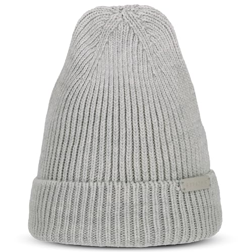 Expatrié Beanie Damen Grau - Luna - Strickmütze für Herbst Winter - Weiche Warme Wintermütze - Mütze Stylisch Elegant & Zeitlos von Expatrié