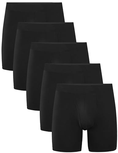 Expertoftio Bambus Boxershorts Herren Lange Atmungsaktive Unterhosen Männer mit Eingriff, Groß Expertoftio Bambus Boxershorts Herren Lange Atmungsaktive Unterhosen Männer mit Eingriff, Groß von Expertoftio