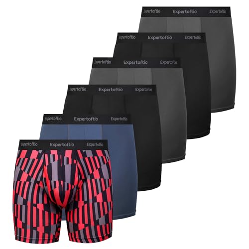 Expertoftio Sport Boxershorts Herren Langes Funktionsunterwäsche 6er Pack Kompressionsshorts Unterhosen Männer mit Eingriff Expertoftio Sport Boxershorts Herren Langes Funktionsunterwäsche 6er Pack Kompressionsshorts Unterhosen Männer mit Eingriff von Expertoftio