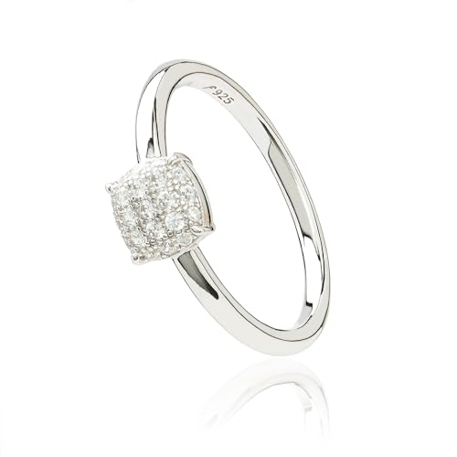 Eye Candy Damen-Ring 925 Sterling Silber rhodiniert Zirkoniabesatz Gr. 52 2VNAECJRG0081 von Eye Candy