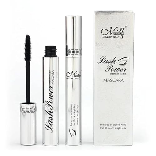 Lash Power Mascara ölfreie wasserdichte Mascara für die Verwendung mit Wimpernverlängerungen oder natürlichen Wimpern für lange, dicke, lockige Wimpern Wimpernverlängerung Mascara von Eyeluvlashes PROFESSIONAL EYELASH EXTENSIONS