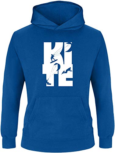 EZYshirt® Kite | Kitesurfing Pullover Kinder | Jungen Kapuzenpullover | Hoodie von Ezyshirt