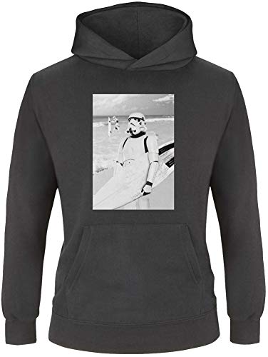 EZYshirt® Stormtrooper Kinder Hoodie | Kinder Kapuzenpullover | Kinder Pullover von Ezyshirt