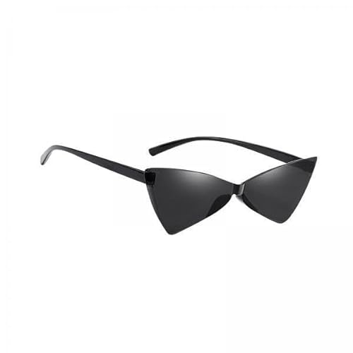 F Fityle 4x Dreieckige Sonnenbrille, Katzenaugen Sonnenbrille für Damen Und Herren, Sommer, Leichter Rahmen, Brille für Strand, Reisen, Shopping, Urlaub von F Fityle