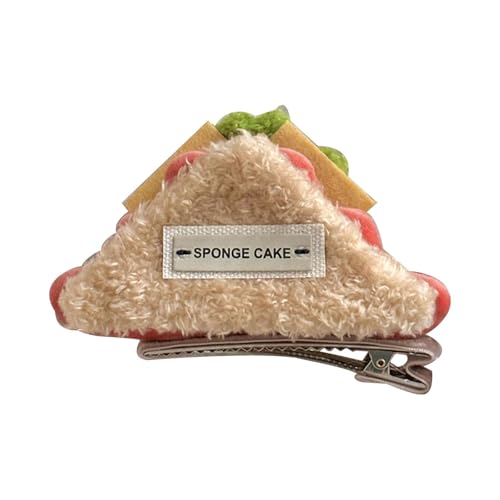 F Fityle Niedliche Haarspange in Kuchenform, Dekoration, Geschenke, Plüsch-Dessert-Clip für Frauen und Mädchen, Style C F Fityle Niedliche Haarspange in Kuchenform, Dekoration, Geschenke, Plüsch-Dessert-Clip für Frauen und Mädchen, Style C von F Fityle