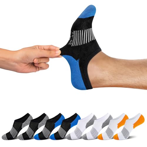 FALARY Sneaker Socken Herren 39-42 Sportsocken 8 Paar Unsichtbare Socken Damen Füsslinge Damen 39-42 Kuschelsocken Laufsocken Baumwolle Mixed von FALARY