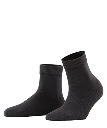 FALKE Damen Hausschuh-Socken Light Cuddle Pads W HP Baumwolle rutschhemmende Noppen 1 Paar, Schwarz (Black 3000), 39-42 von FALKE