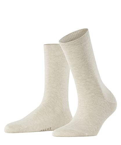 FALKE Damen Socken Family W SO Baumwolle einfarbig 1 Paar, Beige (Sand Melange 4659) neu - umweltfreundlich, 35-38 von FALKE