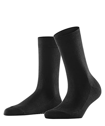 FALKE Damen Family W SO nachhaltige Baumwolle einfarbig 1 Paar Socken, Schwarz (Black 3009) neu-umweltfreundlich, 35-38 von FALKE