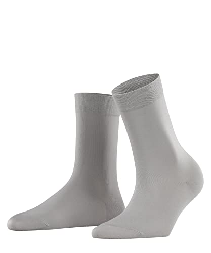 FALKE Damen Socken Cotton Touch W SO Baumwolle einfarbig 1 Paar, Grau (Silver 3290) neu - umweltfreundlich, 35-38 von FALKE