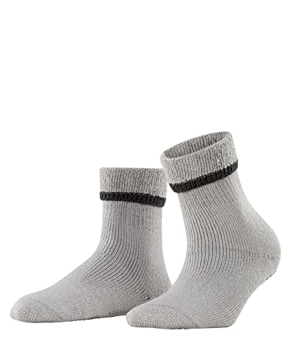 FALKE Damen Hausschuh-Socken Cuddle Pads W HP Baumwolle rutschhemmende Noppen 1 Paar, Grau (Silver 3290), 39-42 von FALKE
