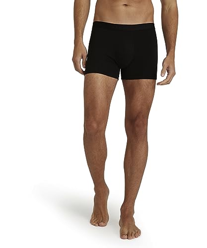 FALKE Herren Boxershorts Daily ClimaWool M BX Wolle Lyocell schnelltrocknend 1 Stück, Schwarz (Black 3000), 3XL von FALKE