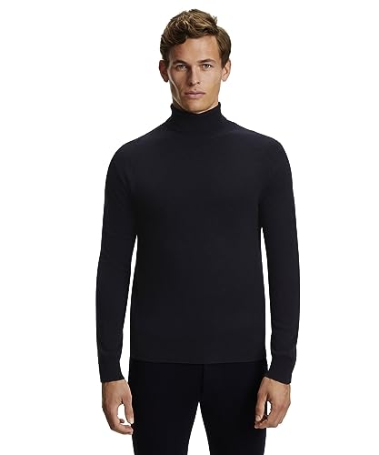 FALKE Herren Pullover Luxury Roll Neck M PU Kaschmir weich hautfreundlich 1 Stück, Blau (Night Sky 6437), M von FALKE