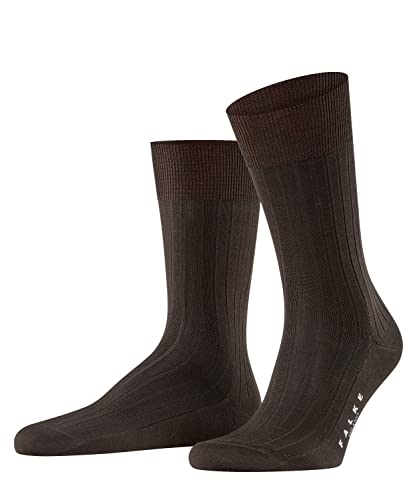 FALKE Herren Socken Milano M SO Fil d´Écosse Baumwolle gemustert 1 Paar, Braun (Brown 5930), 45-46 von FALKE