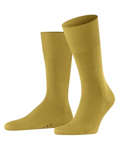 FALKE Herren Socken Airport M SO Wolle Baumwolle einfarbig 1 Paar, Gelb (Nugget 1222), 43-44 von FALKE