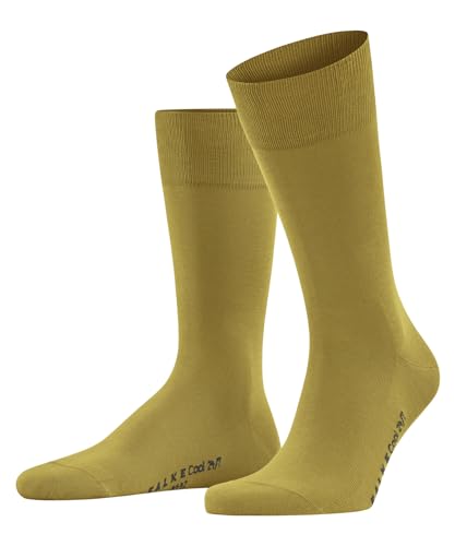 FALKE Herren Cool 24/7 M SO Baumwolle einfarbig 1 Paar Socken, Gelb (Nugget 1222) neu-umweltfreundlich, 41-42 von FALKE