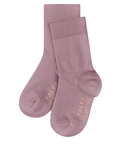 FALKE Unisex Baby Socken Sensitive Nachhaltige Baumwolle mit Komfortbund 1 Paar, Rot (Brick 8770), 50-56 von FALKE