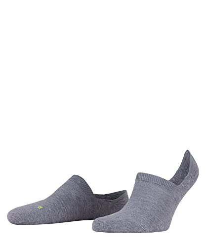 FALKE Unisex Füßlinge Cool Kick Invisible U IN weich atmungsaktiv schnelltrocknend unsichtbar einfarbig 1 Paar, Grau (Light Grey 3400), 44-45 von FALKE