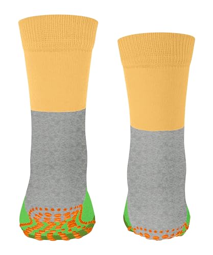 FALKE Unisex Kinder Stoppersocken Summer K HP Baumwolle rutschhemmende Noppen 1 Paar, Gelb (Banana 1410), 27-30 von FALKE